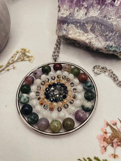 Beaded Mandala Necklaces